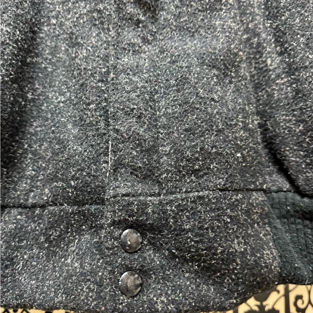 Men's Black Bomber Winter Jacket - Picture 7 of 15